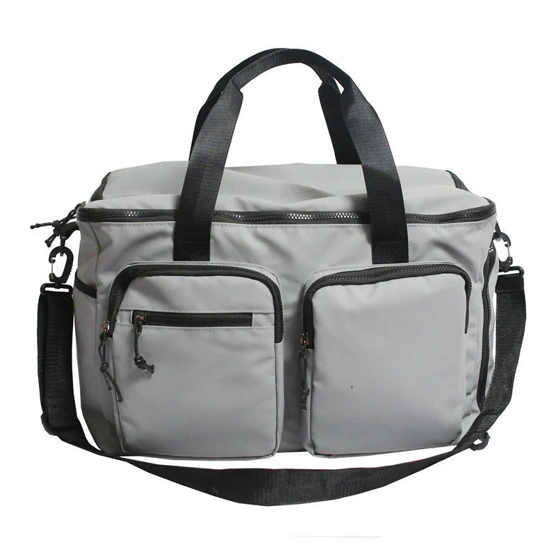 Oxford Travel Duffel with Separate Shoe Pocket Gray color SKU reference