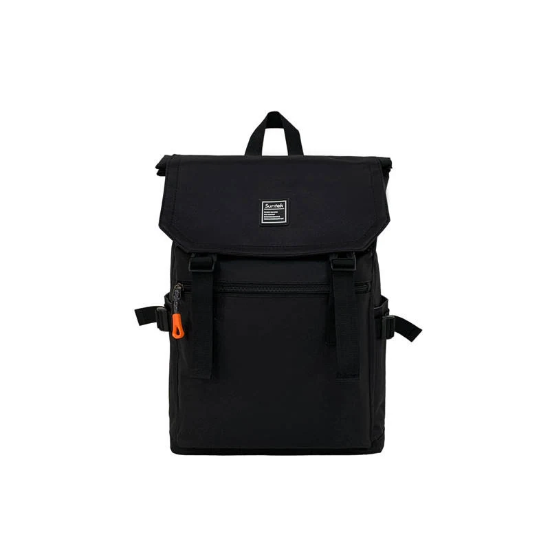 Oxford Fabric Student and Sports Backpack Black color SKU reference