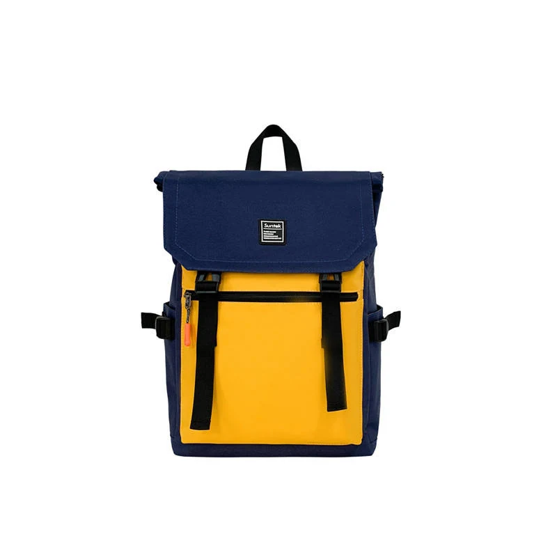 Oxford Fabric Student and Sports Backpack Yellow color SKU reference