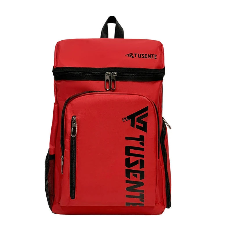 Oxford and Corduroy Utility Backpack Red color SKU reference