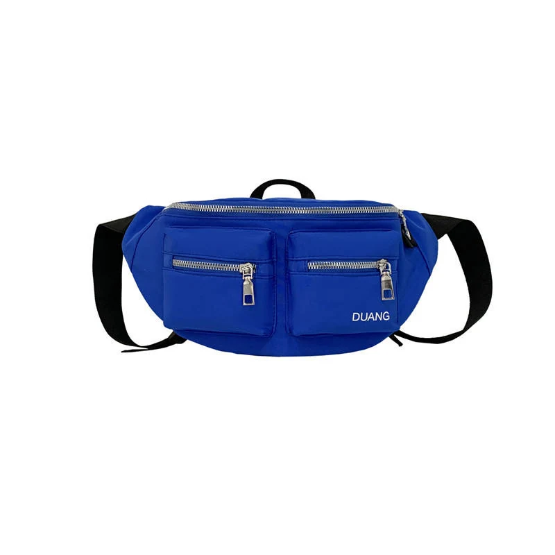 Nylon Sports Chest and Waist Bag Deep Blue color SKU reference