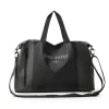 Letter-Print PU Shoulder Bag with Anti-Theft Pocket Green color SKU reference