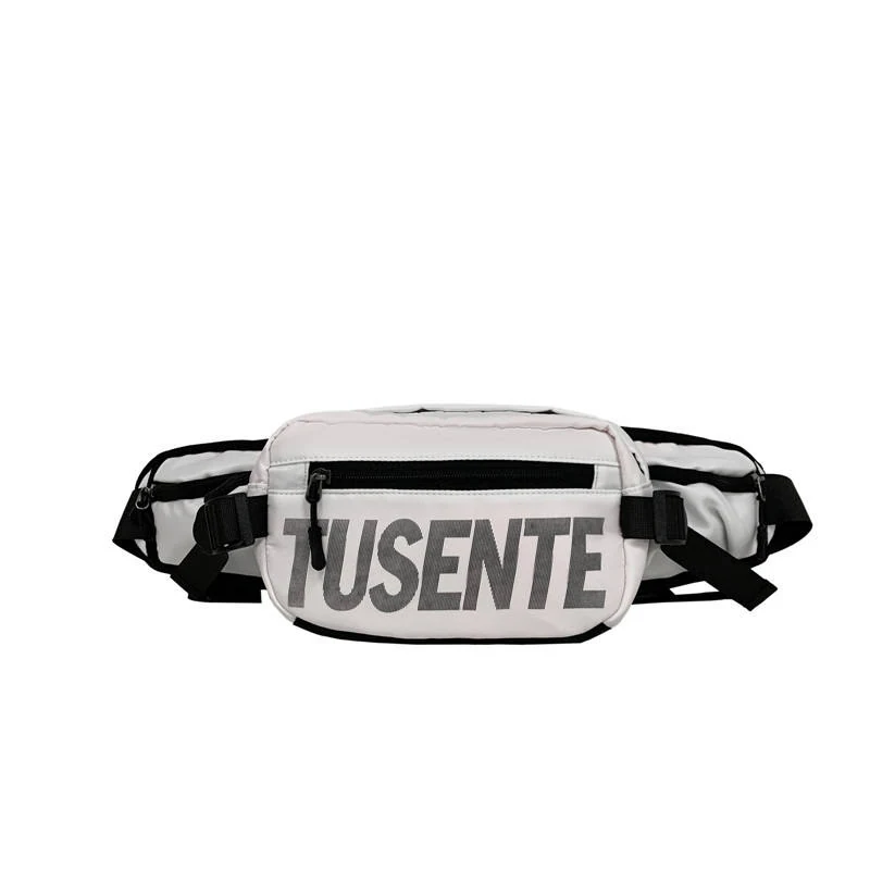 Compact Polyester Waist and Chest Pack White color SKU reference
