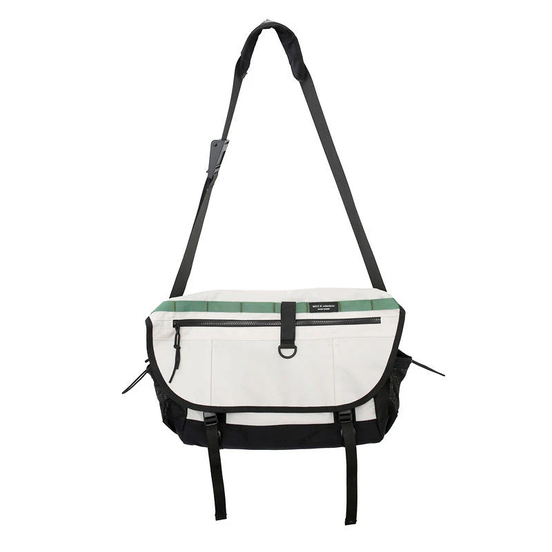 Nylon Everyday Crossbody Shoulder Bag White color SKU reference