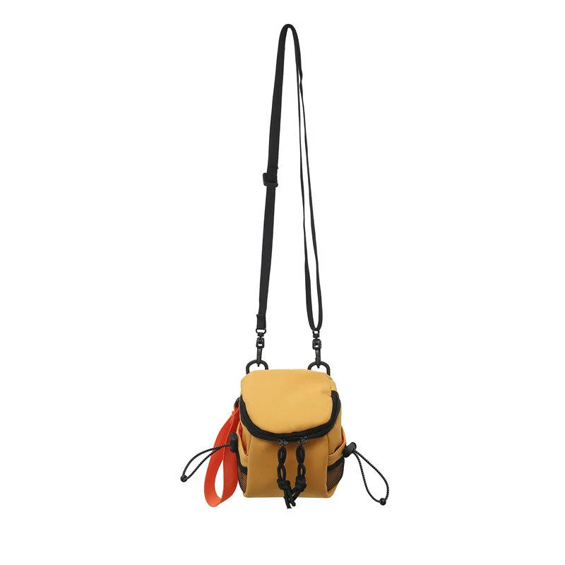 Soft Nylon Mini Phone Crossbody Bag Yellow color SKU reference