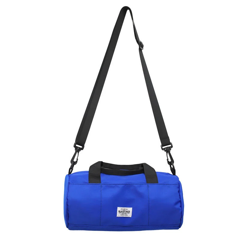Polyester Cylinder Mini Crossbody Bag Deep Blue color SKU reference