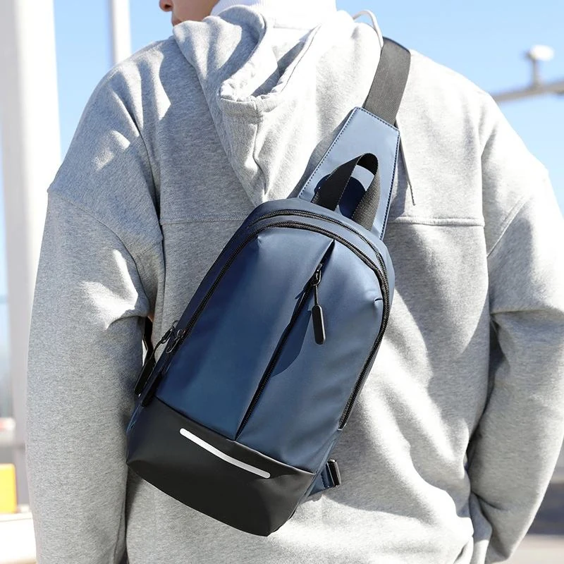 Polyester Chest Crossbody Bag in Four Colors product reference image