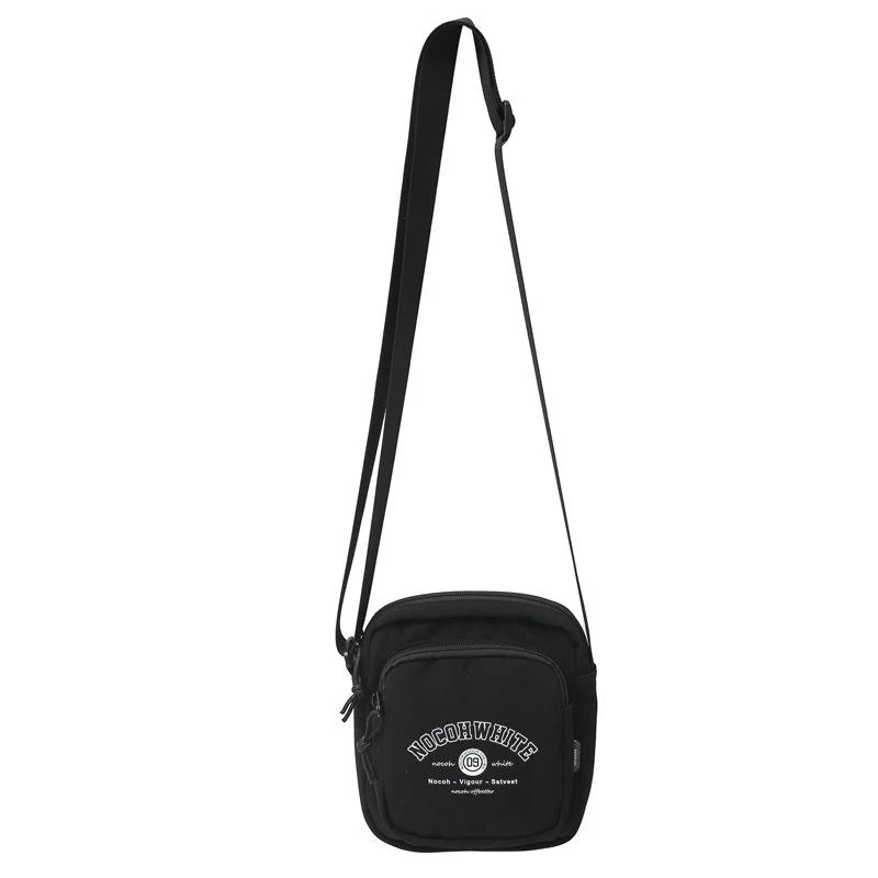 Compact Polyester Crossbody Bag in Black Black color SKU reference