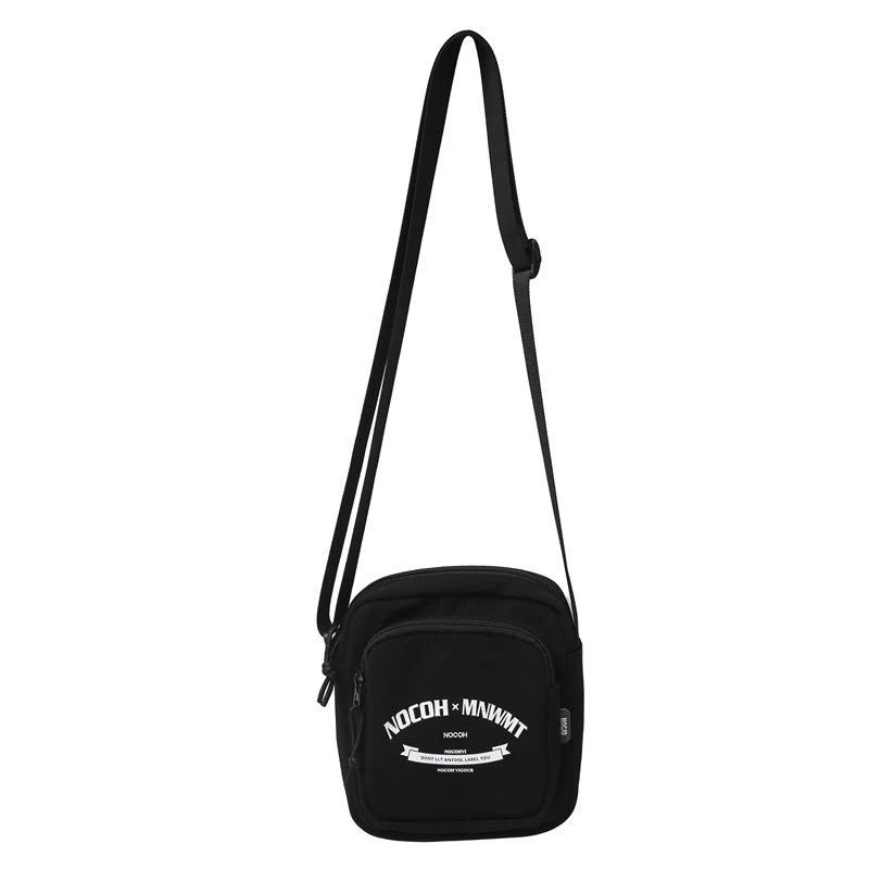 Compact Polyester Crossbody Bag in Black Black - Style 2 color SKU reference
