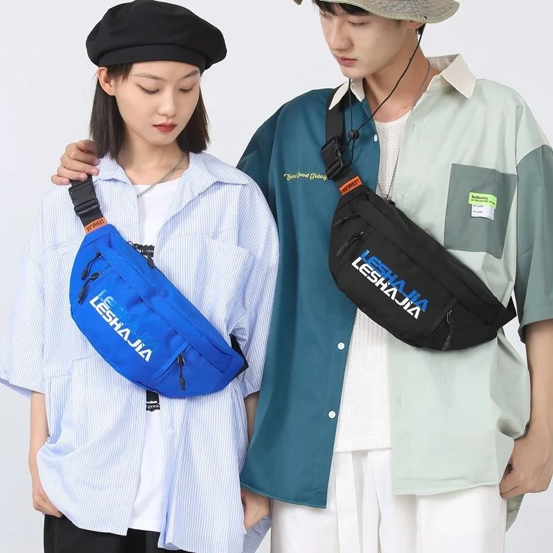 Polyester Letter-Print Sports Chest Bag product reference image