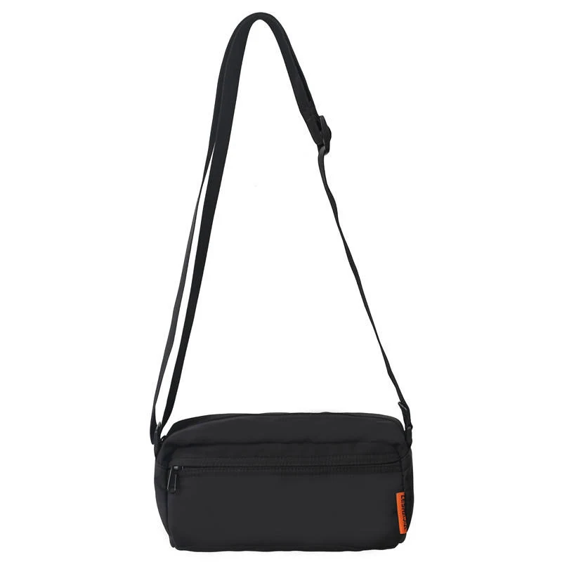 Polyester Phone and Crossbody Messenger Bag Black color SKU reference