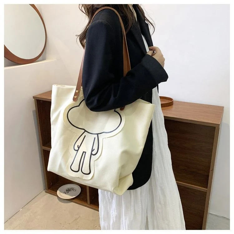 Canvas Everyday Travel Tote with Fold-Flat Storage product reference image