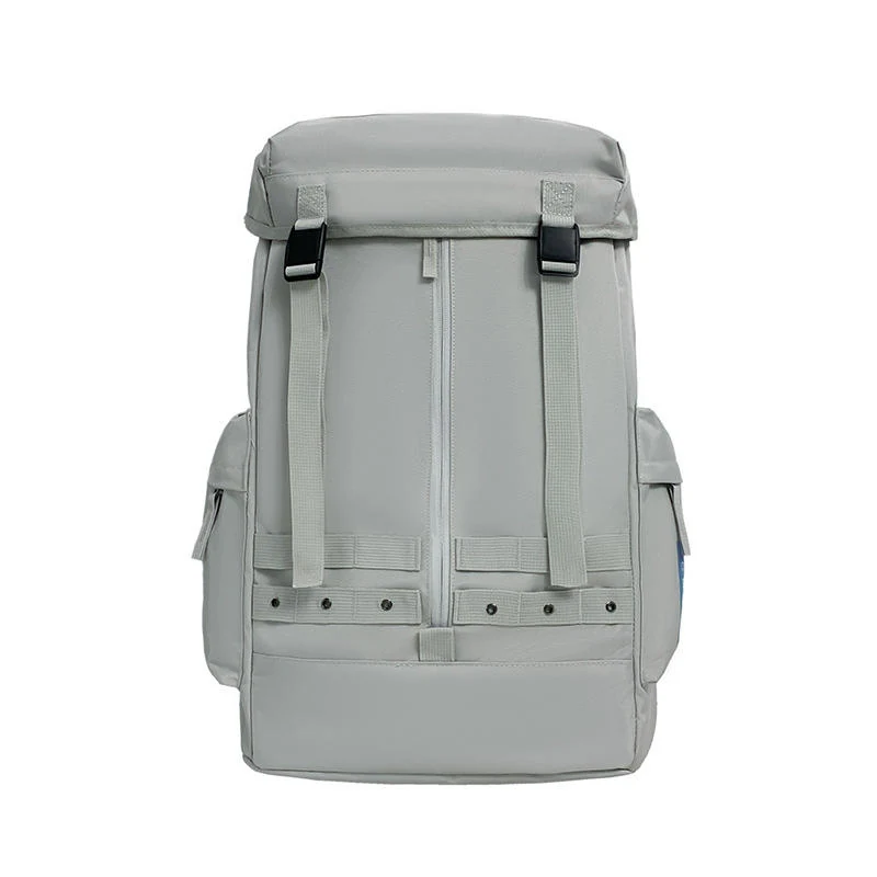 Large-Capacity Student Backpack with Internal Compartment Light Gray color SKU reference