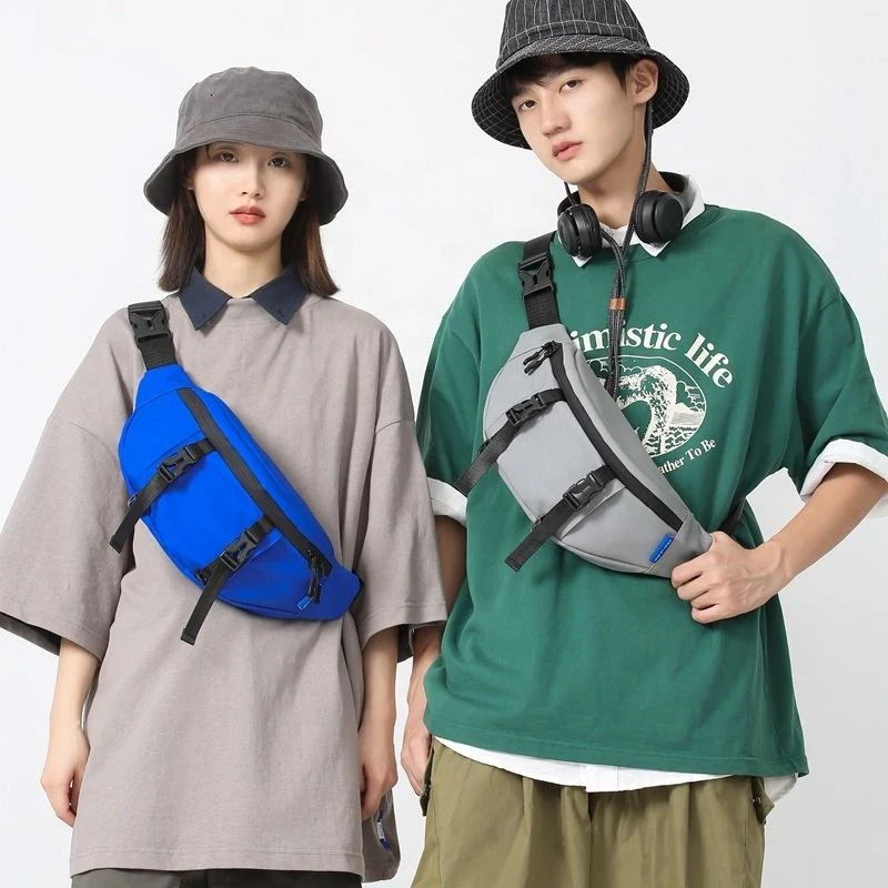 Large-Capacity Polyester Chest Bag with Zipper product reference image