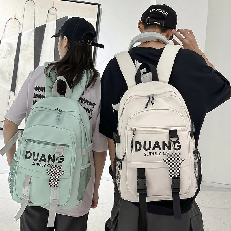 Student Backpack with Bear Pendant Detail product reference image