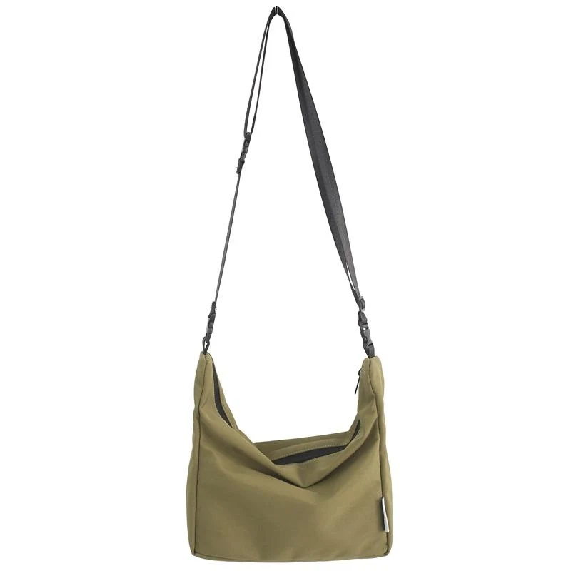 Polyester Shoulder and Crossbody Bag with Five Color Options Green color SKU reference