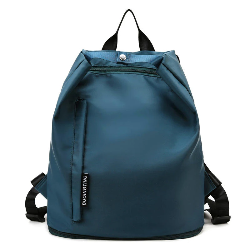 Multi-Use Oxford Travel Backpack with Shoe Compartment Green color SKU reference