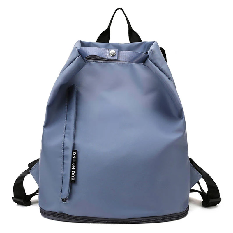 Multi-Use Oxford Travel Backpack with Shoe Compartment Navy color SKU reference