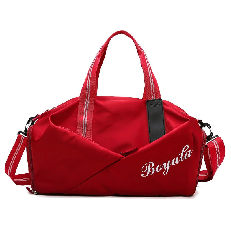 Oxford Weekender Duffel with Wet/Dry & Shoe Storage Burgundy color SKU reference