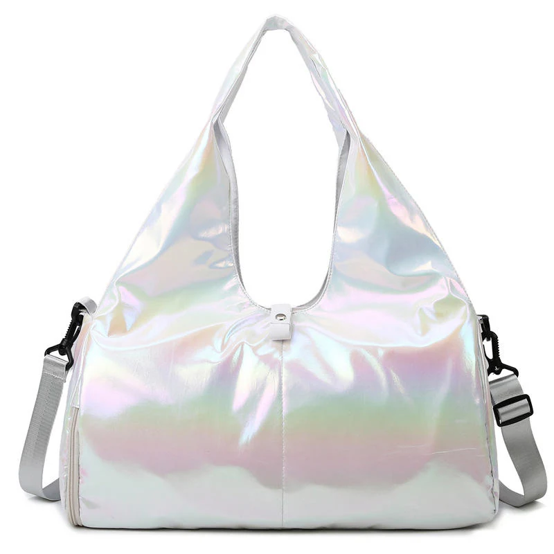 Pearlescent Women’s Weekender with Shoe Compartment White color SKU reference