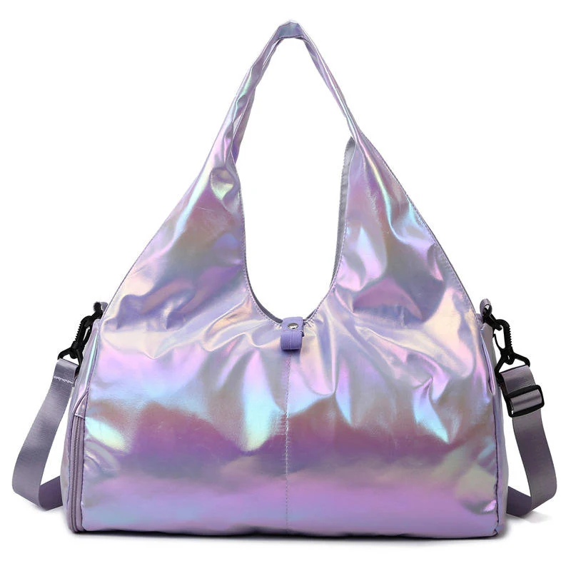 Pearlescent Women’s Weekender with Shoe Compartment Purple color SKU reference