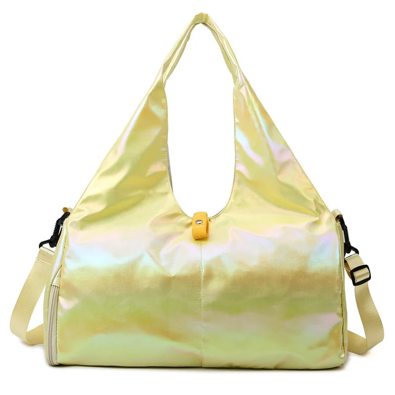 Pearlescent Women’s Weekender with Shoe Compartment Yellow color SKU reference