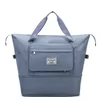 Expandable Color-Block Nylon Sports Weekender Bag Sky blue color SKU reference