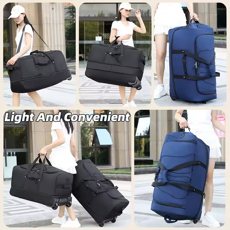 132L Rolling Travel Bag with Removable Strap · Two Sizes product reference image