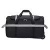 89L Oxford Wheeled Travel Duffel with Shoulder Strap Gray color SKU reference
