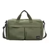 Oxford Travel Duffel with Shoe and Wet/Dry Compartments Yellow color SKU reference