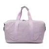 Nylon Travel Duffel with Wet/Dry Pocket and Embroidery Options White color SKU reference