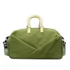 Nylon Travel Duffel with Shoe Compartment Green color SKU reference