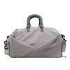 Nylon Travel Duffel with Shoe Compartment Gray color SKU reference