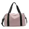 Lightweight Nylon Travel Duffel with Wet/Dry Storage Pink color SKU reference