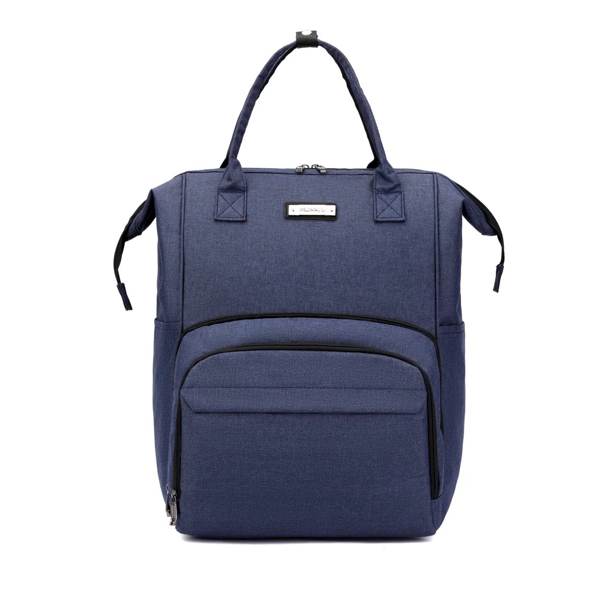 Wheeled Travel Backpack with Removable Quiet Wheels Blue · backpack setup SKU overview reference